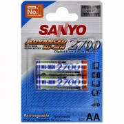 Аккумуляторы АА SANYO R6 (2700mAh) x2шт