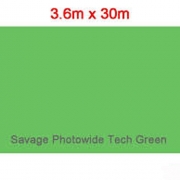 Фон бумажный зелёный Savage Photowide Tech Green 3.60m x 30m