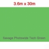 Фон бумажный зелёный Savage Photowide Tech Green 3.60m x 30m