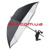 Фото зонт Falcon URN-60TSB Silver/Black/White 152 см