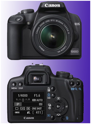 Новый фотоаппарат от Canon EOS1000D - характеристики, описание