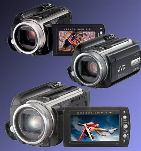 Новые видеокамеры от JVC GZ-HD40, GZ-HD30, GZ-HD10